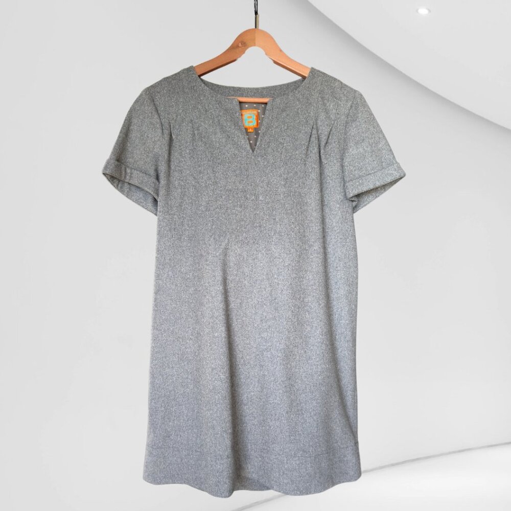 Bensimon Collection Gray Wool Blend Dress – Size S